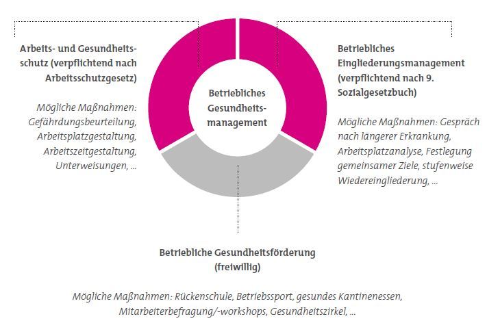Bausteine im betrieblichen Gesundheitsmanagement Bausteine im betrieblichen Gesundheitsmanagement